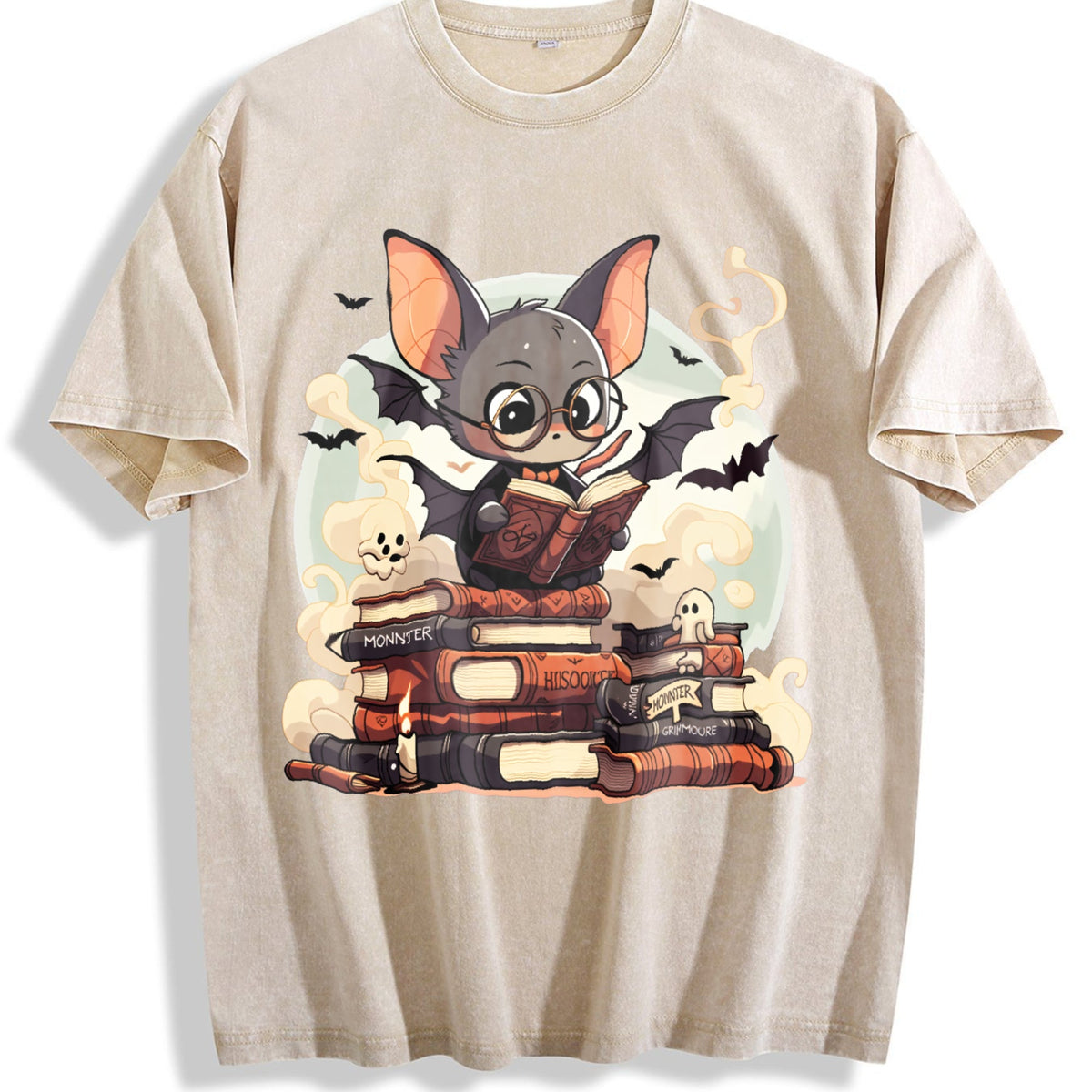 Summer A Playful Of A Bespectacled Bat Reading A Magic product image 1