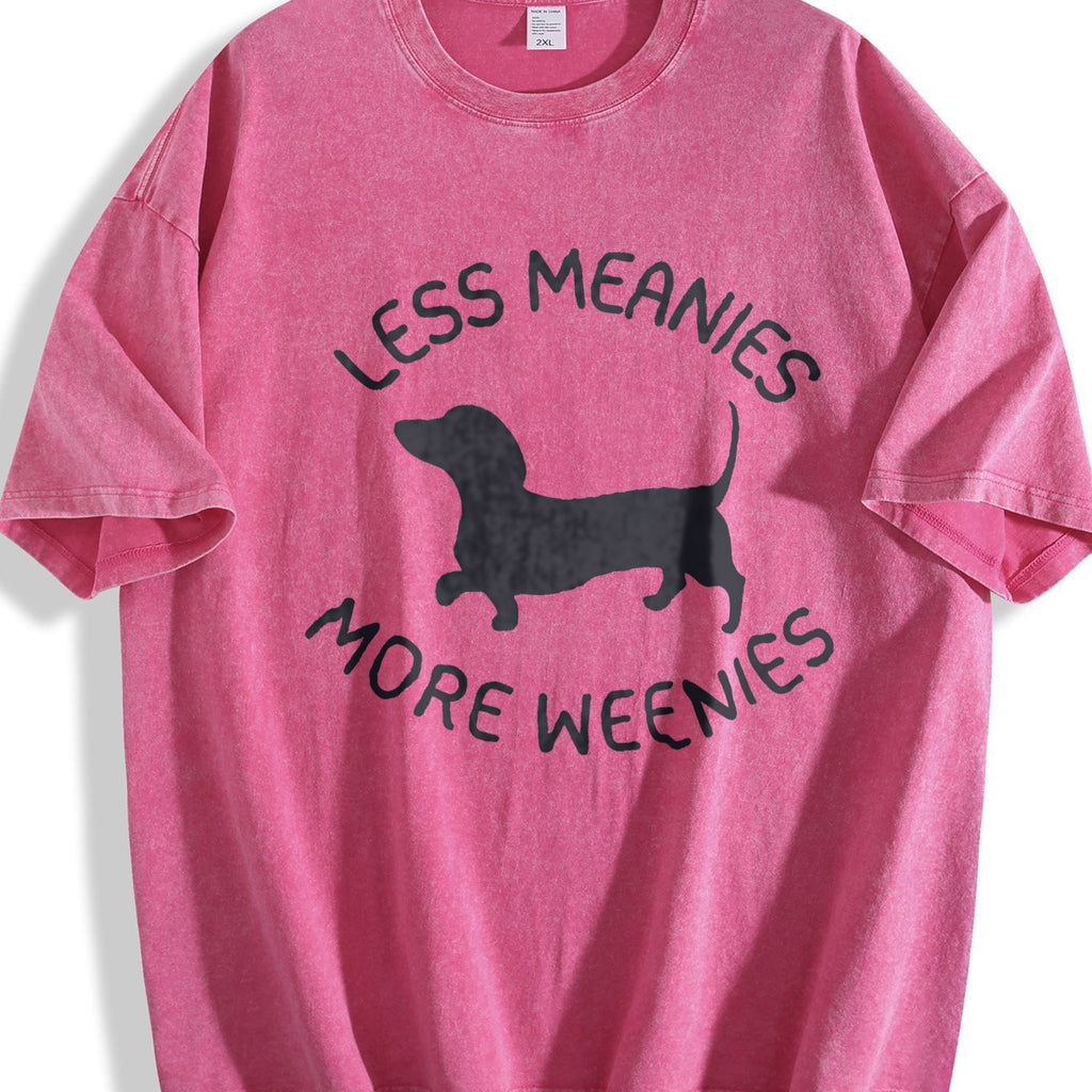 Funny Dachshund Vintage Washed T-Shirt product image 7