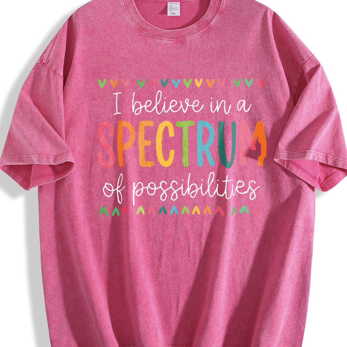 I Believe In A Spectrum Of Possibilities Vintage Washed product image 5