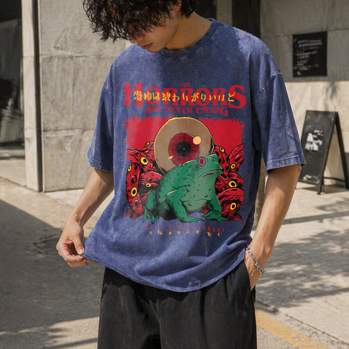Horrors Are Never Ending Vintage Washed T-Shirt product image 8