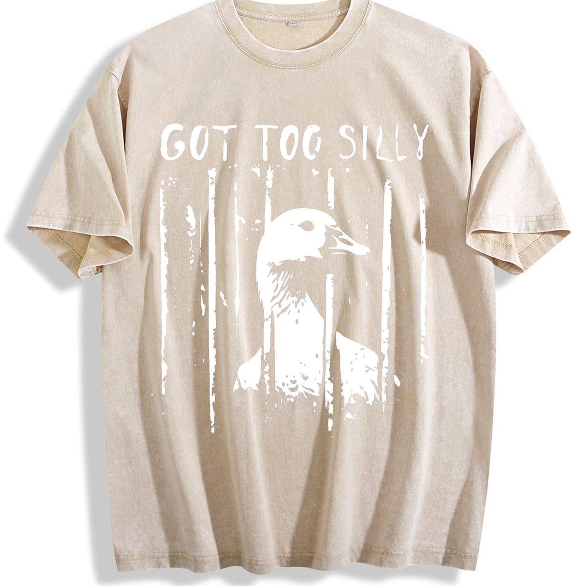 Unhinged Goose Got Too Silly Jail Meme Boxy Dtg Vintage product image 1