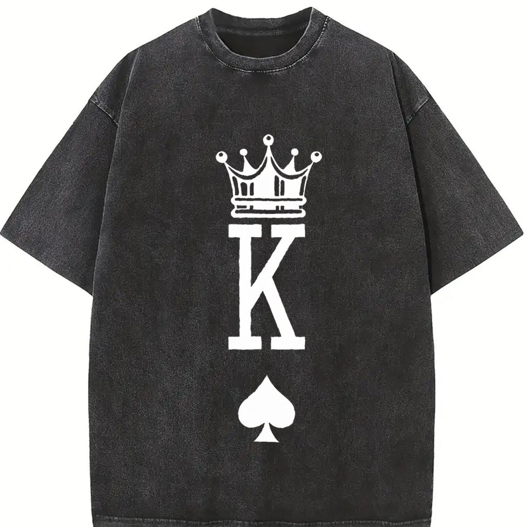 King of Spades Crown Vintage Washed T-Shirt product image 2