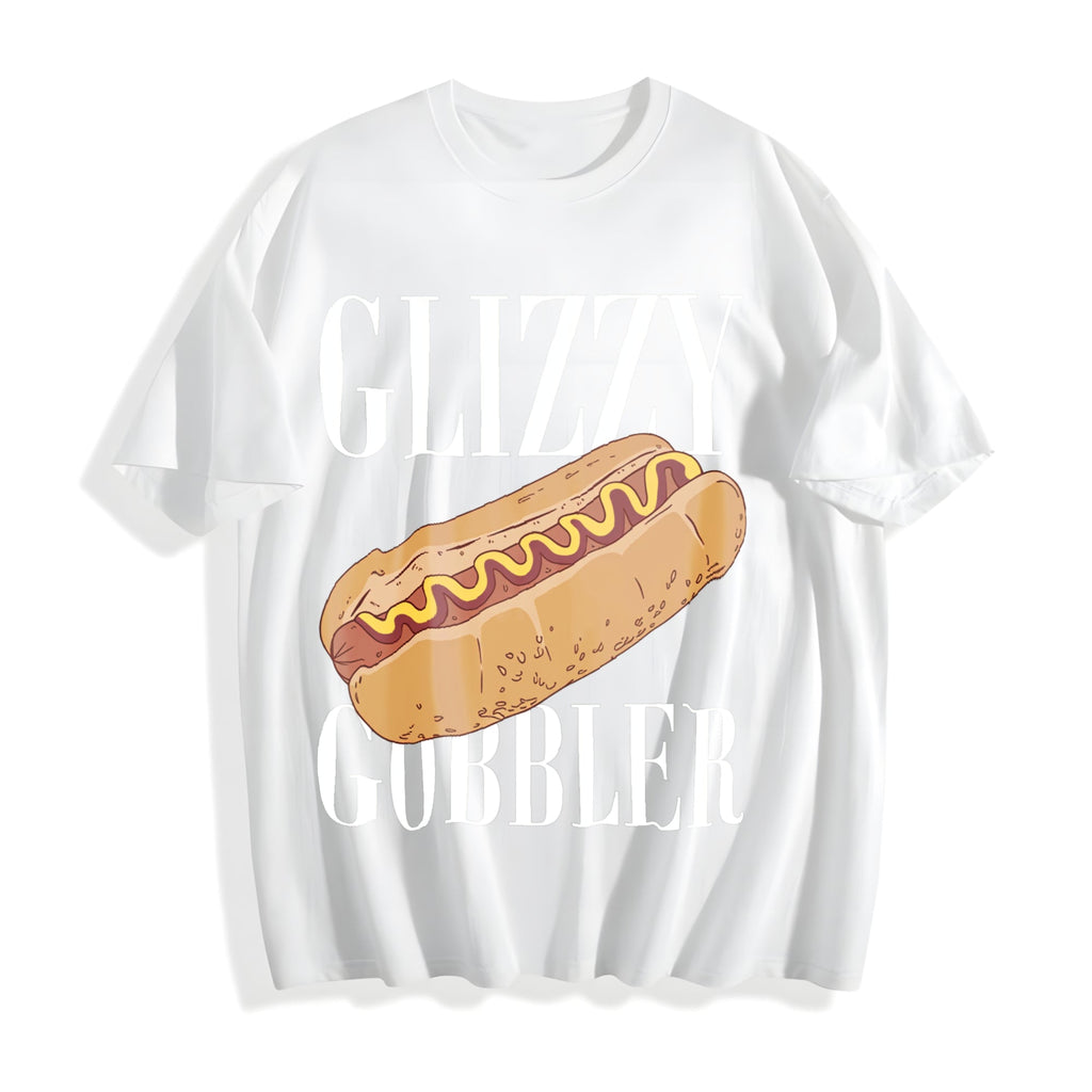 Glizzy Gobbler Hot Dog Cotton T-Shirt product image 2