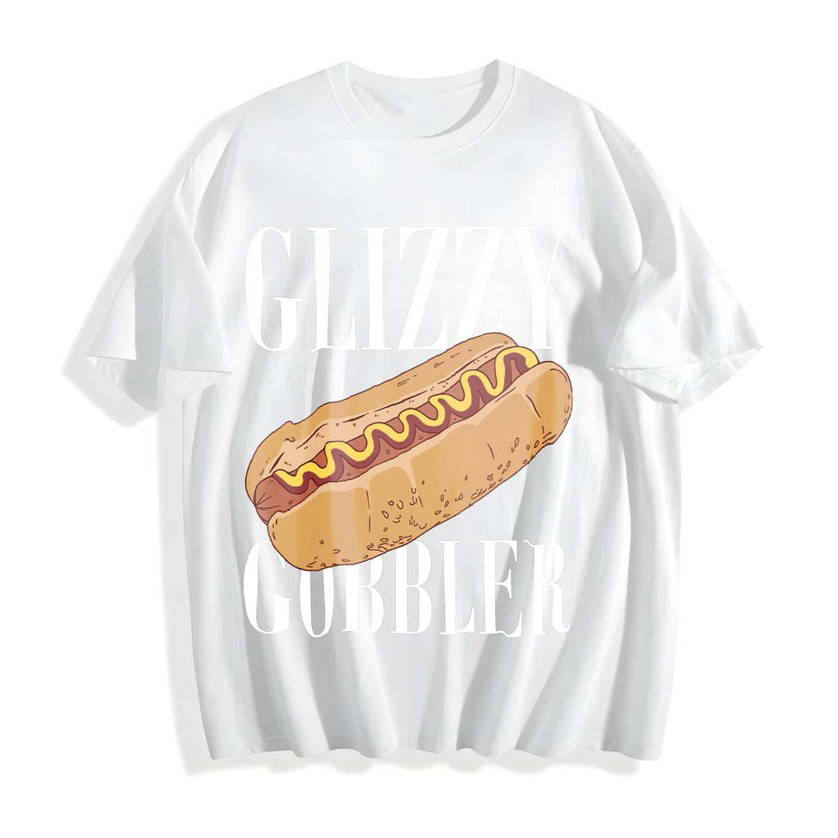 Glizzy Gobbler Hot Dog Cotton T-Shirt product image 2