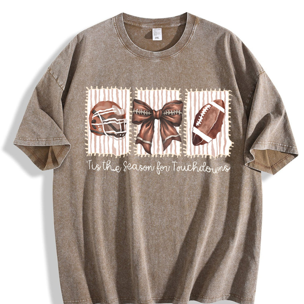Football Vintage Washed T-Shirt product image 3