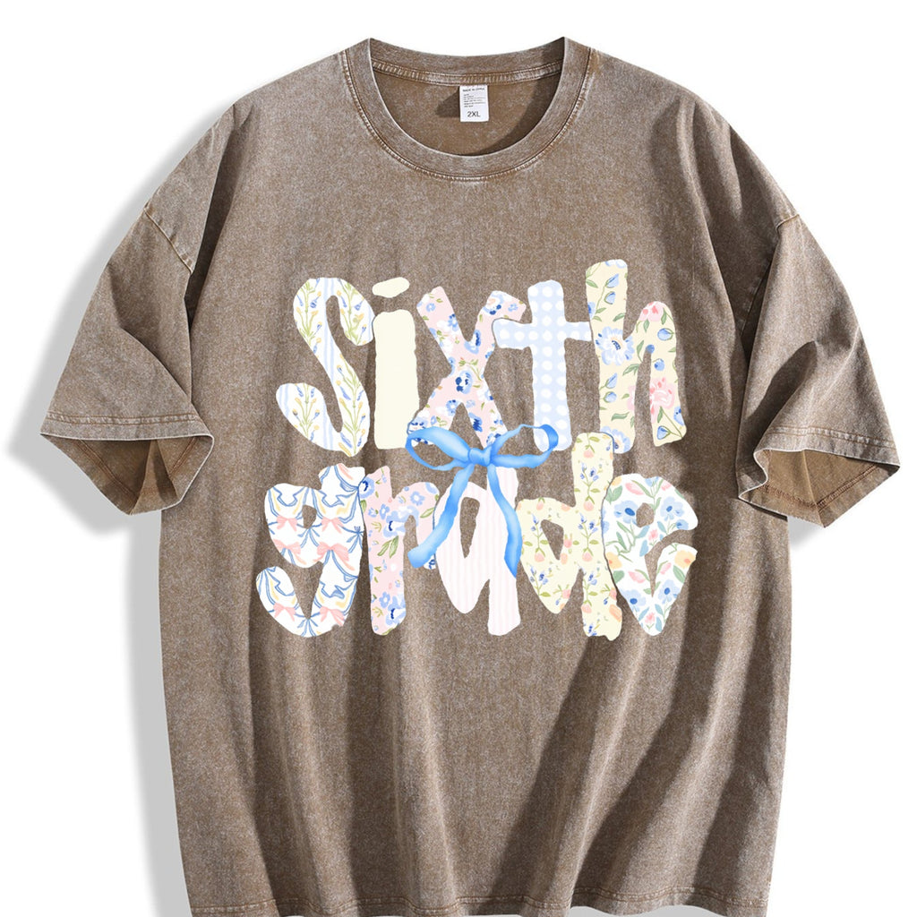 Sixth Grade Teacher Vintage Washed T-Shirt product image 3