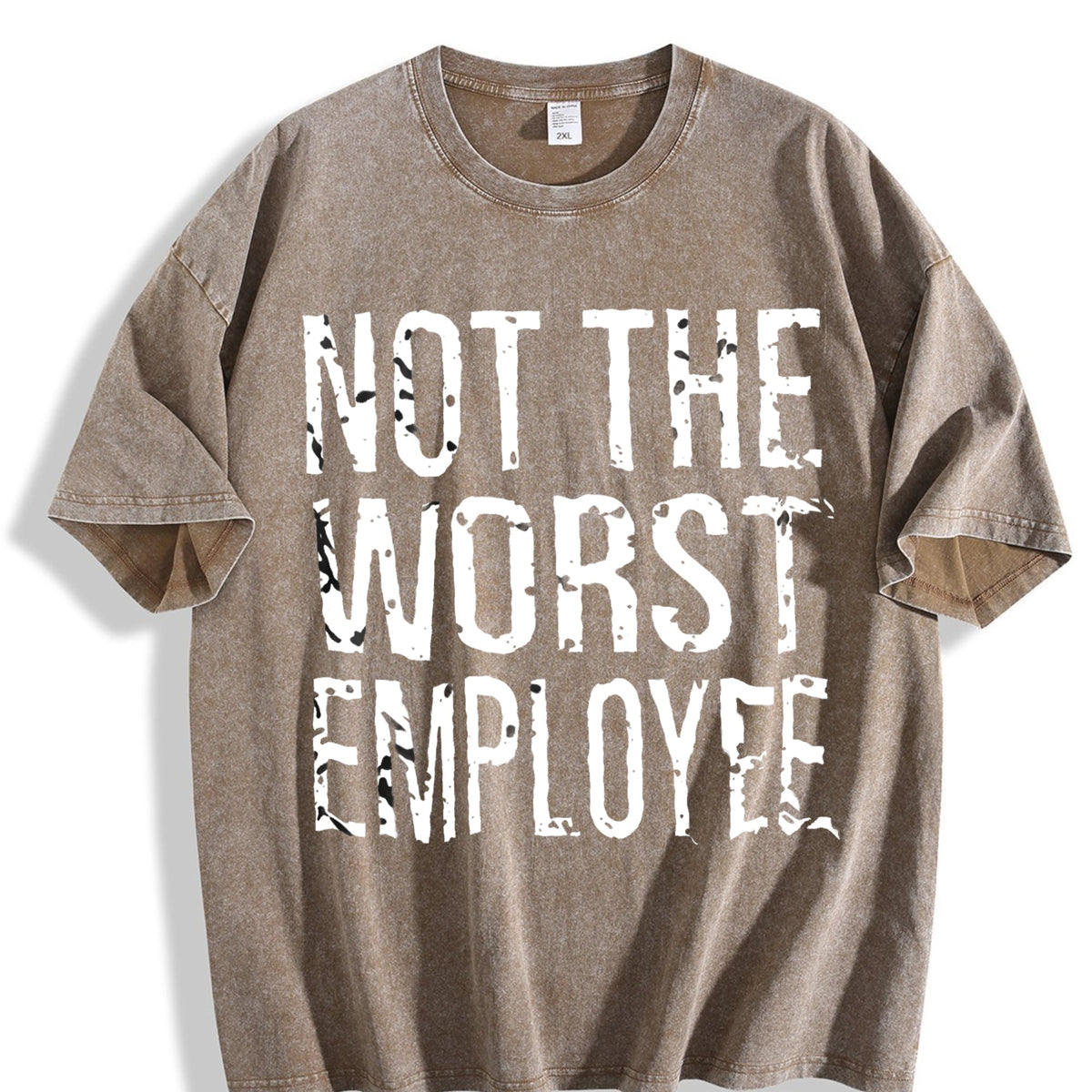 Not the Worst Employee Vintage Washed T-Shirt product image 3