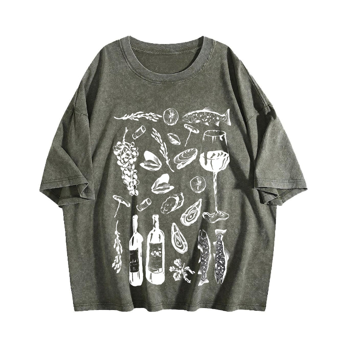 Italian Summer Girl Vintage Washed T-Shirt product image 4