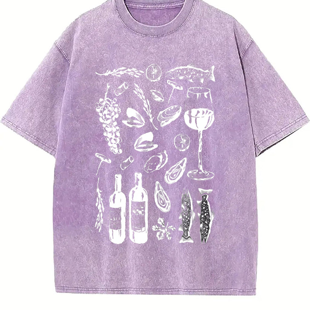 Italian Summer Girl Vintage Washed T-Shirt product image 6