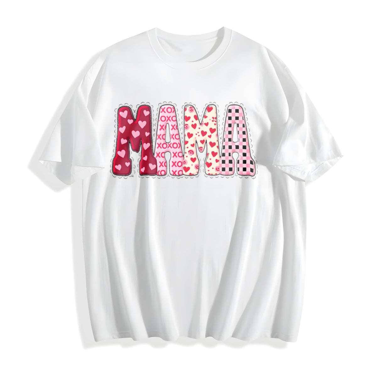 Valentines Mama Cotton T-Shirt product image 2