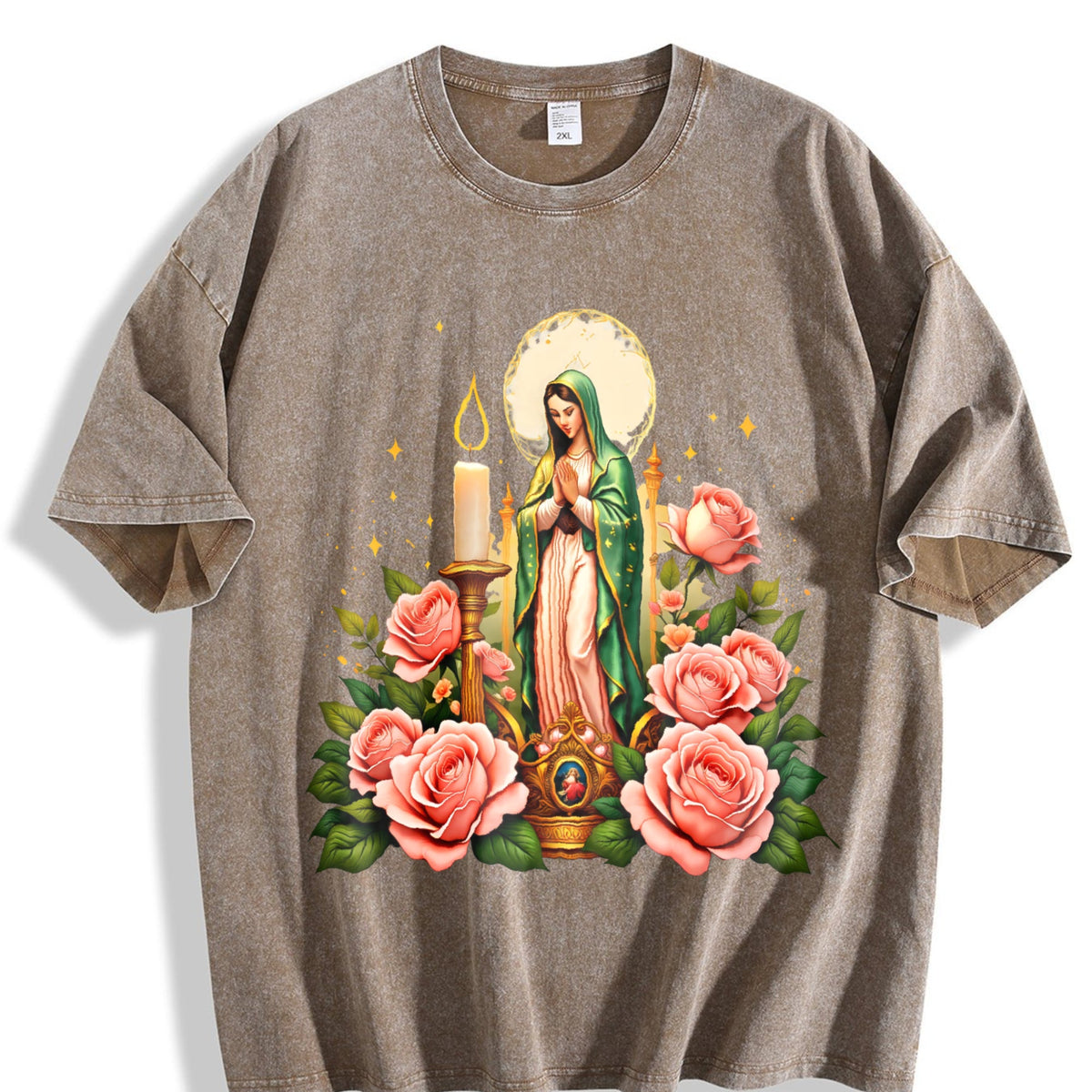 Mexican-inspired - Our Lady Of Guadalupe & Pink Roses product image 3