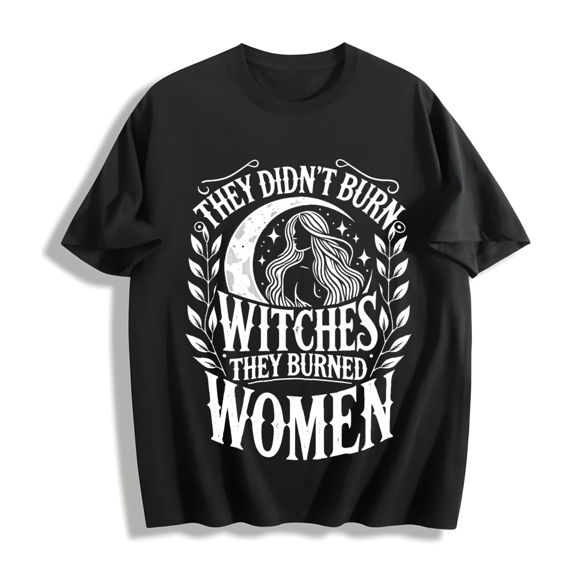 They Didn't Burn Witches Cotton T-Shirt product image 1