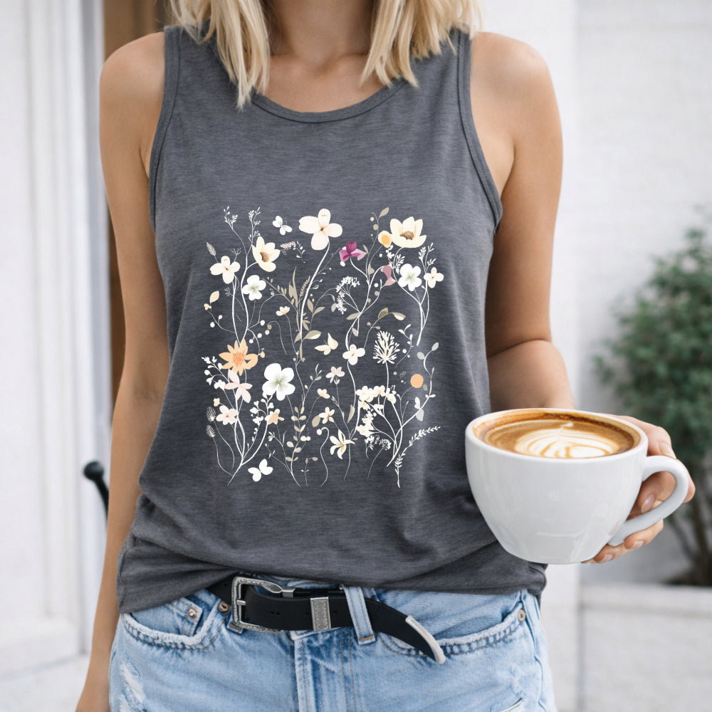Wildflower Garden Women's Tank Top