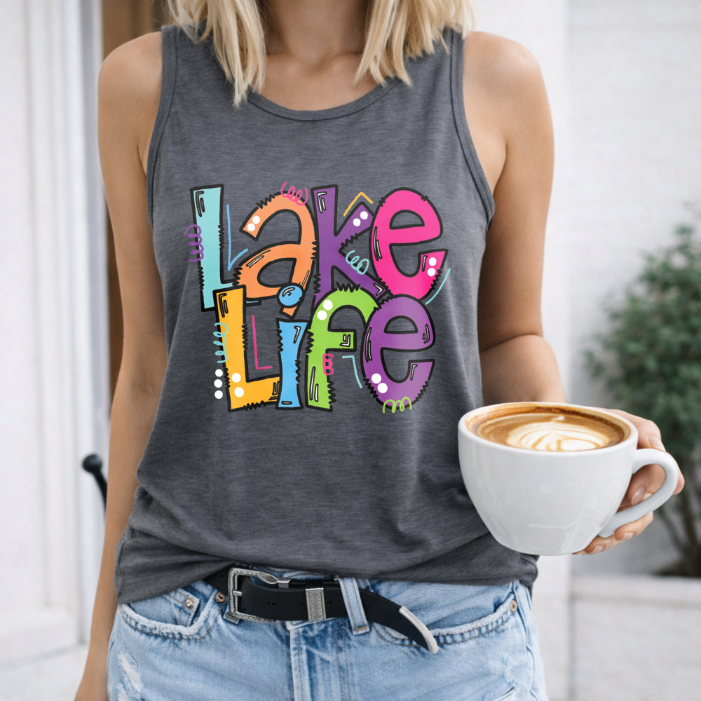 Lake Life - White Women's Tank Top