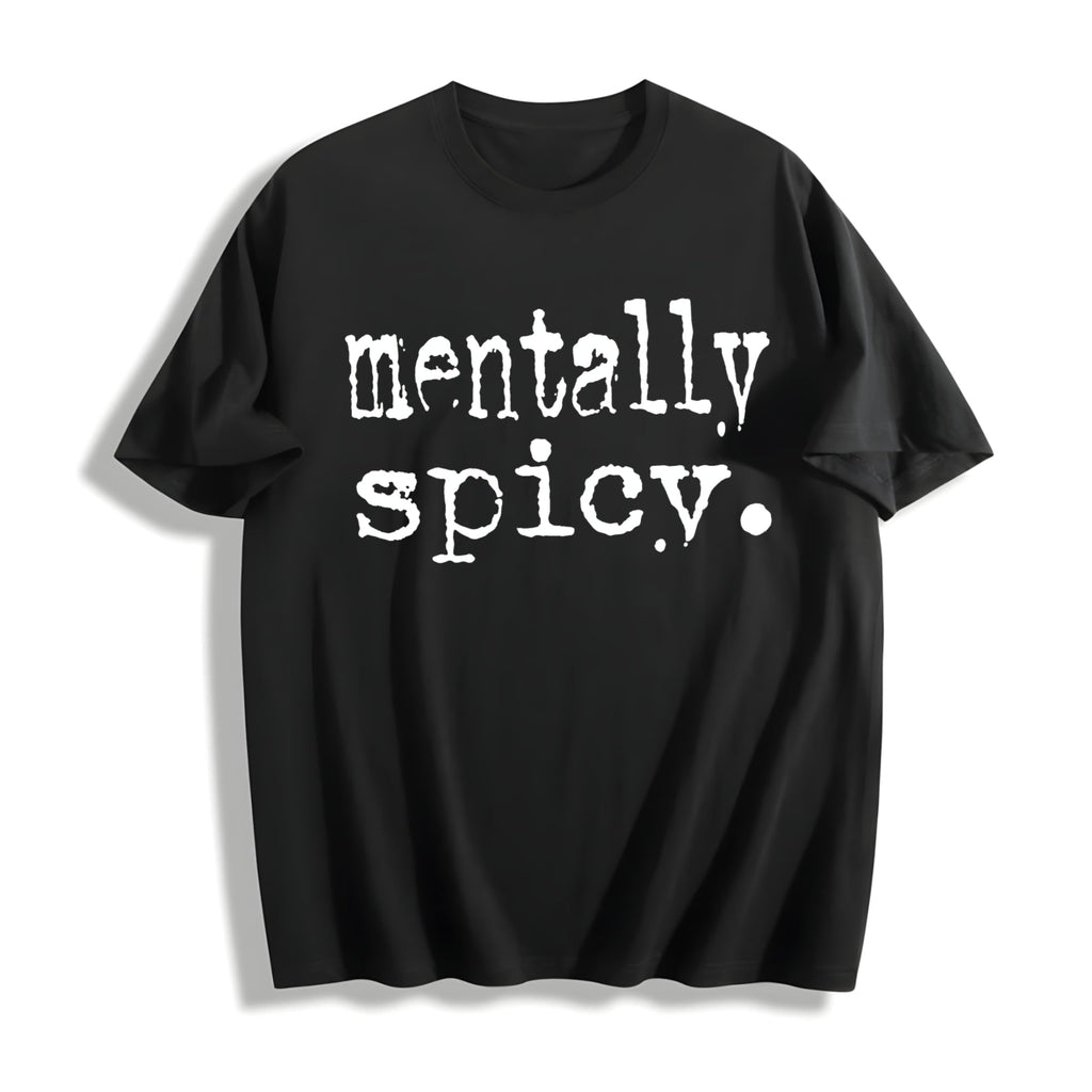 Mentally Spicy Cotton T-Shirt product image 1