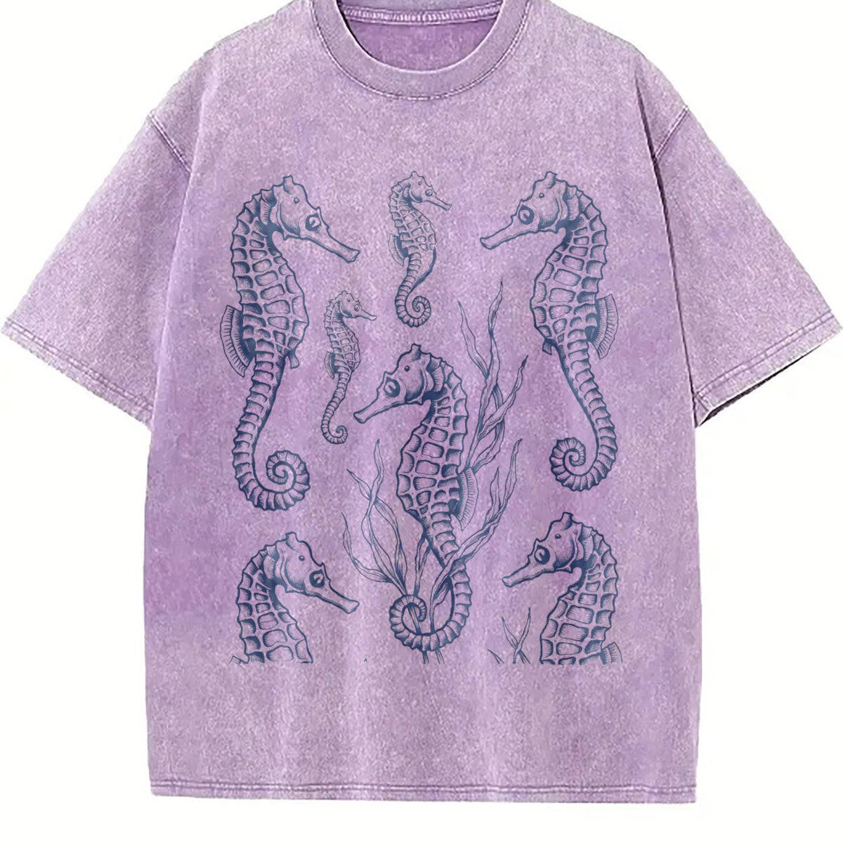 Seahorse 90s Tattoo Vintage Washed T-Shirt product image 6