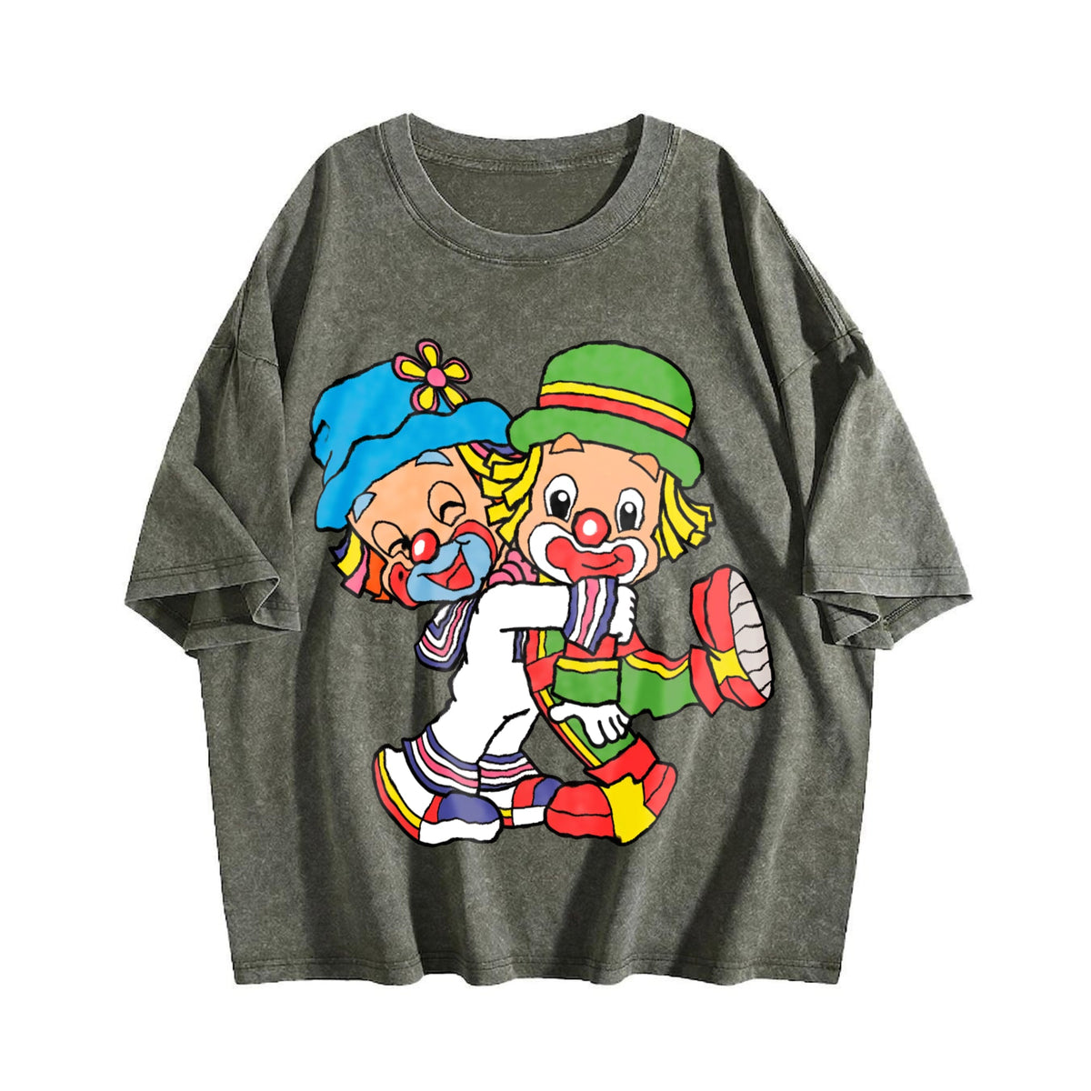 Clown Vintage Washed T-Shirt product image 4