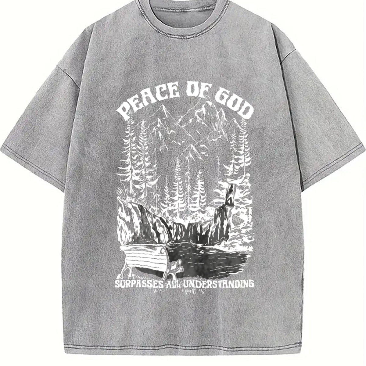 In The Bible Verse 'peace Of God' With A Landscape Vintage product image 5