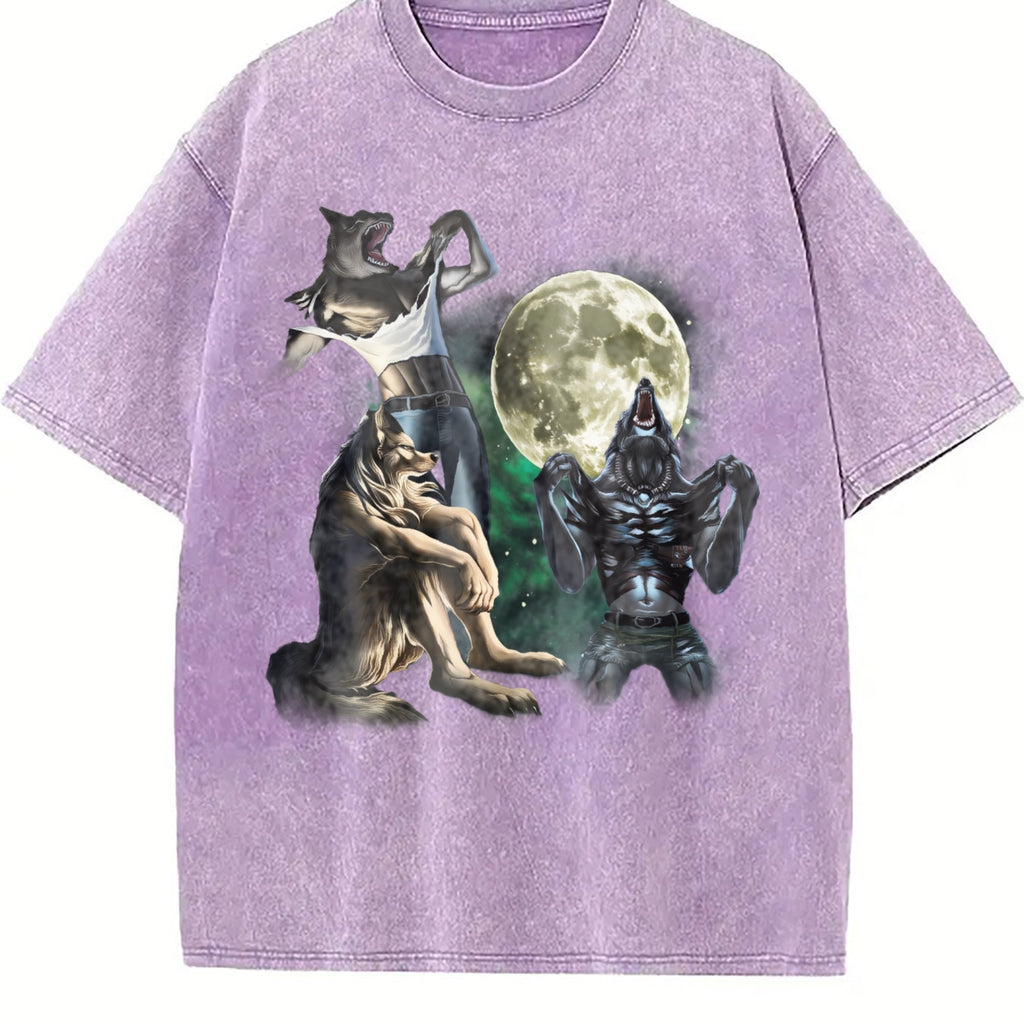 Alpha Wolf 90s Vintage Washed T-Shirt product image 6