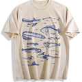 Fish Tattoo Vintage Washed T-Shirt product image 1