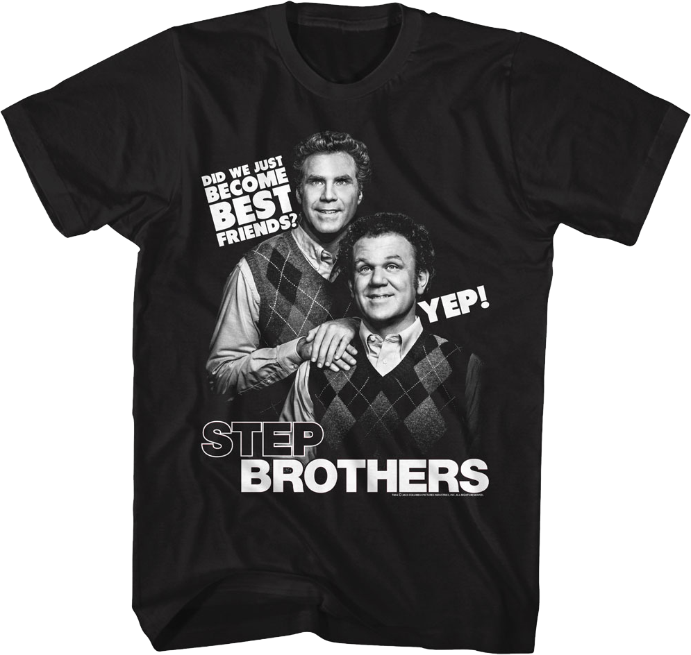 Did We Just Become Best Friends Step Brothers T-Shirt product image 1