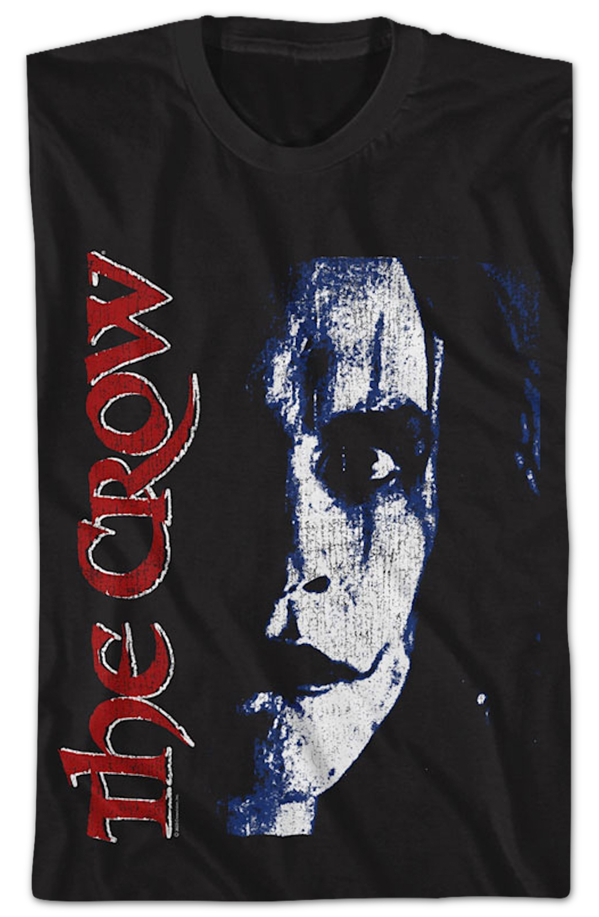 Distressed Face Paint The Crow T-Shirt product image 2