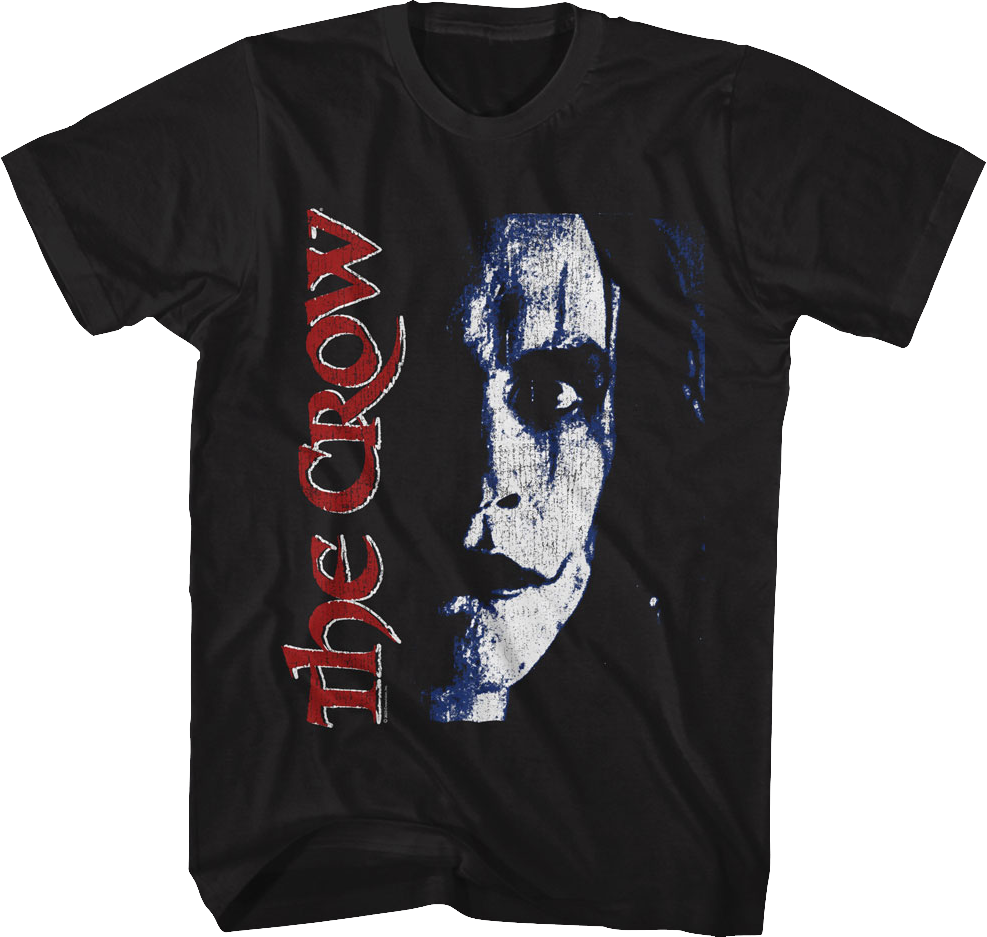 Distressed Face Paint The Crow T-Shirt product image 1