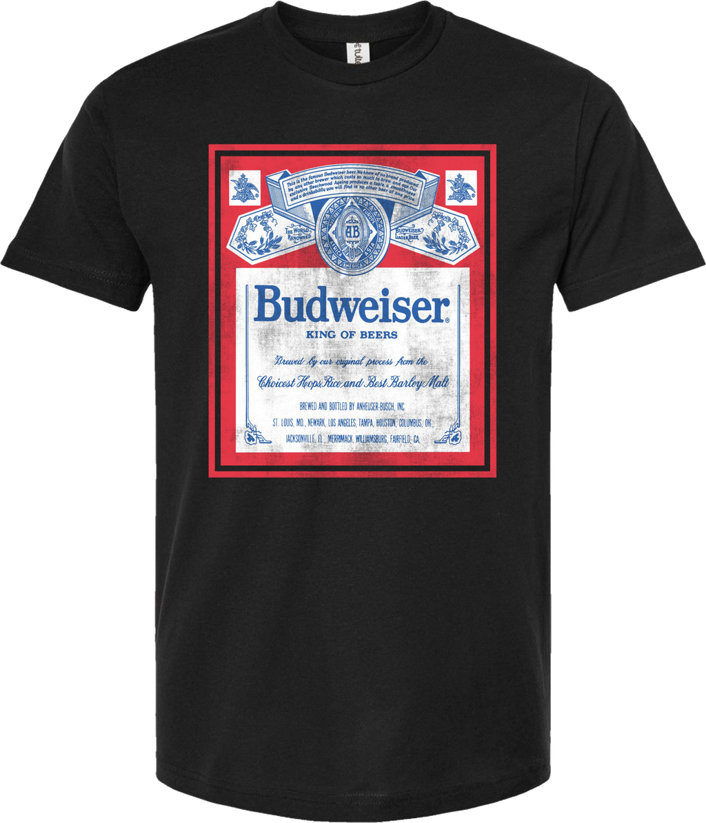 Distressed Logo Budweiser T-Shirt product image 1