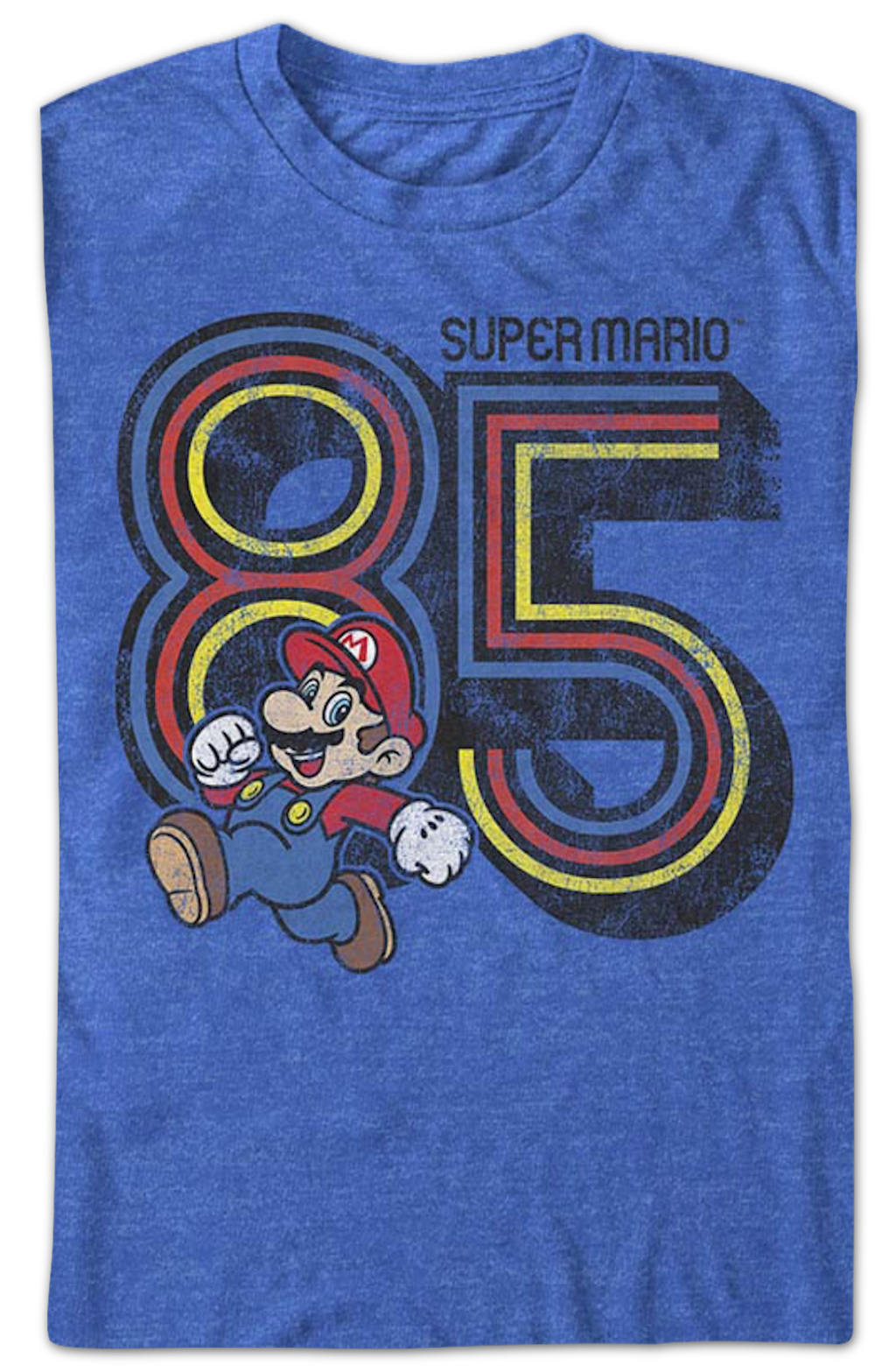 Distressed Retro 85 Super Mario Bros. T-Shirt product image 2