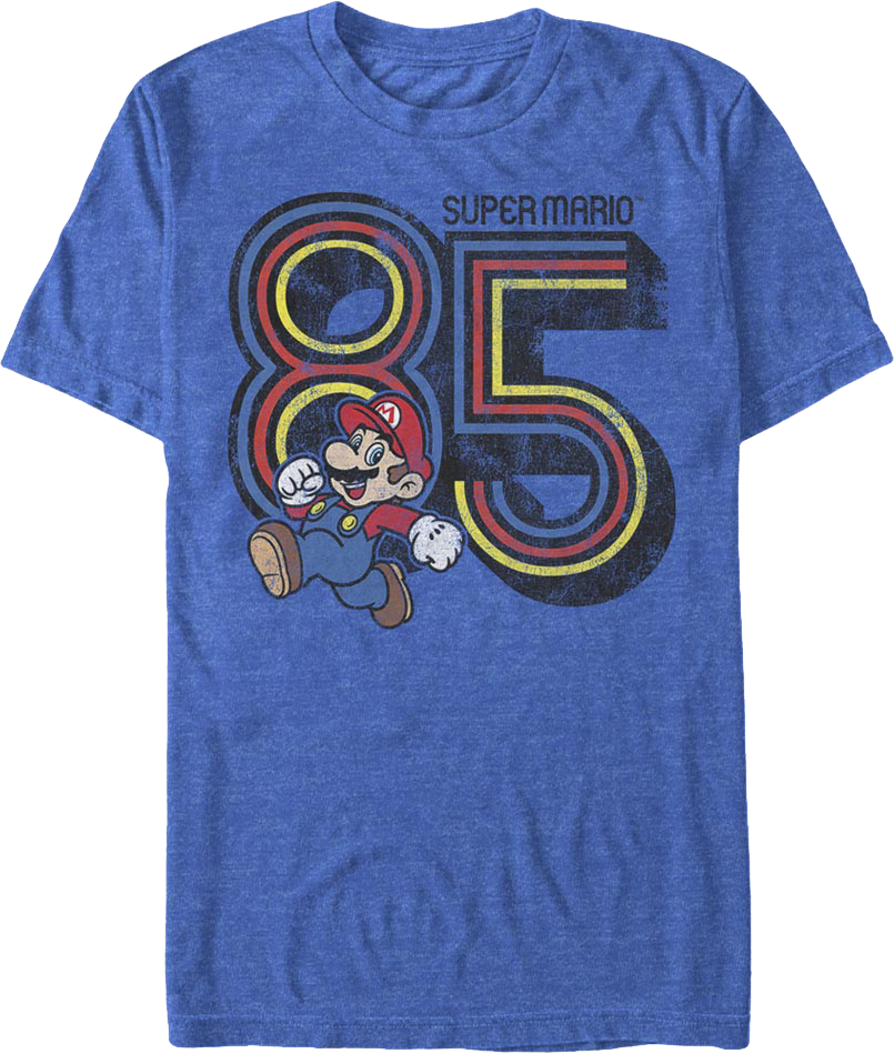 Distressed Retro 85 Super Mario Bros. T-Shirt product image 1