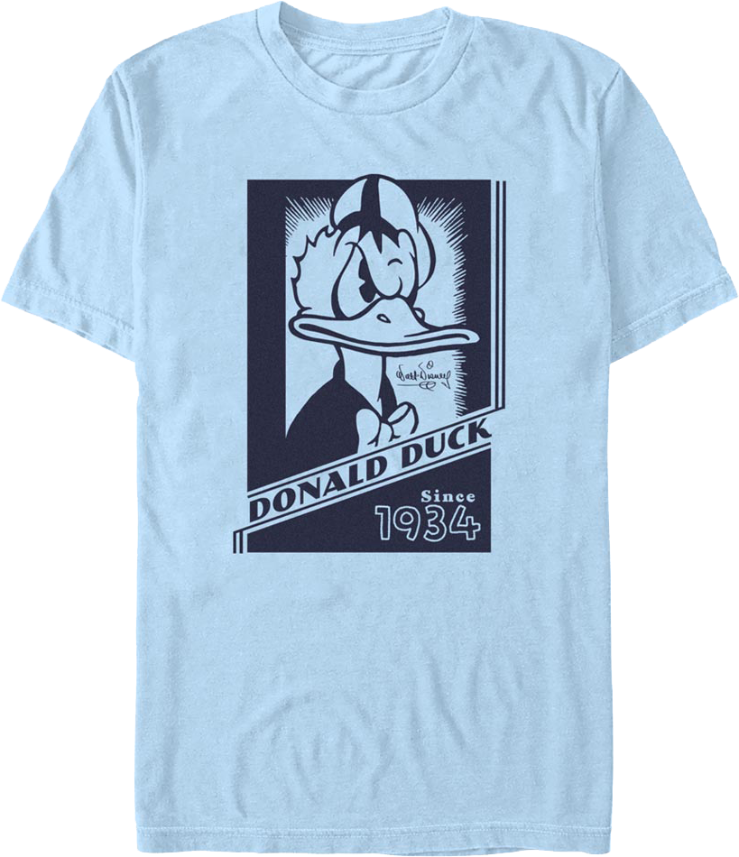 Donald Duck Since 1934 Photo Disney T-Shirt product image 1