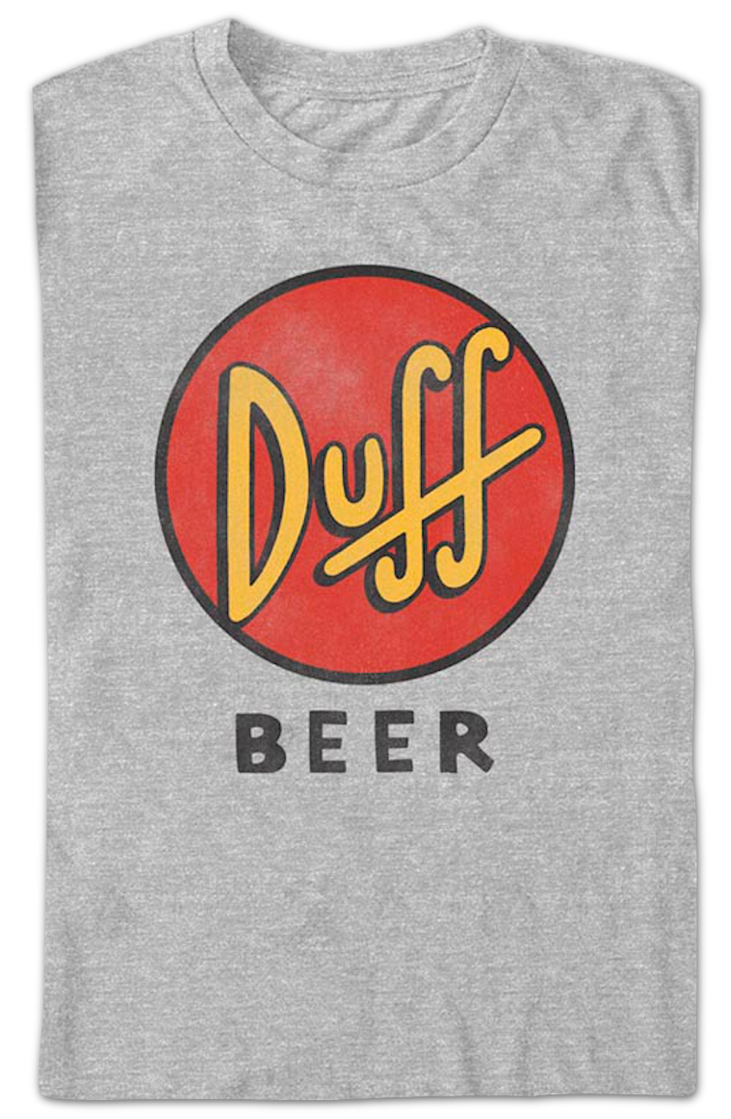 Duff Beer Circle Logo The Simpsons T-Shirt product image 2