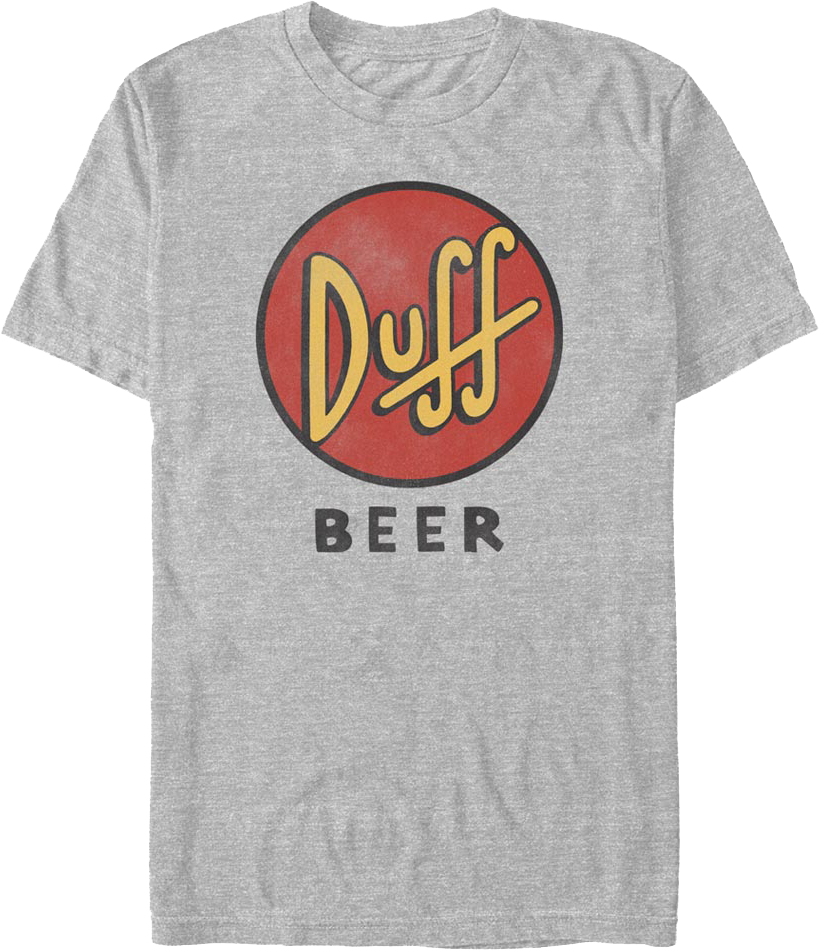 Duff Beer Circle Logo The Simpsons T-Shirt product image 1