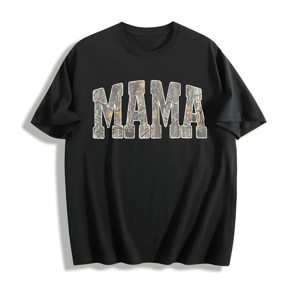 Hunting Mama Camo Western Cotton T-Shirt product image 1