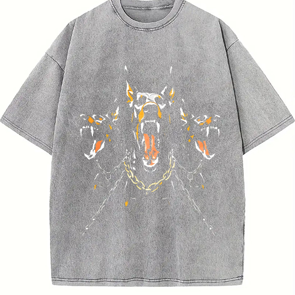 Black With Doberman Vintage Washed T-Shirt product image 4