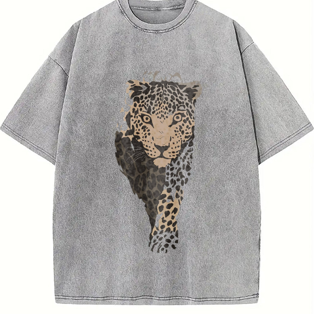 Leopard Head Vintage Washed T-Shirt product image 4