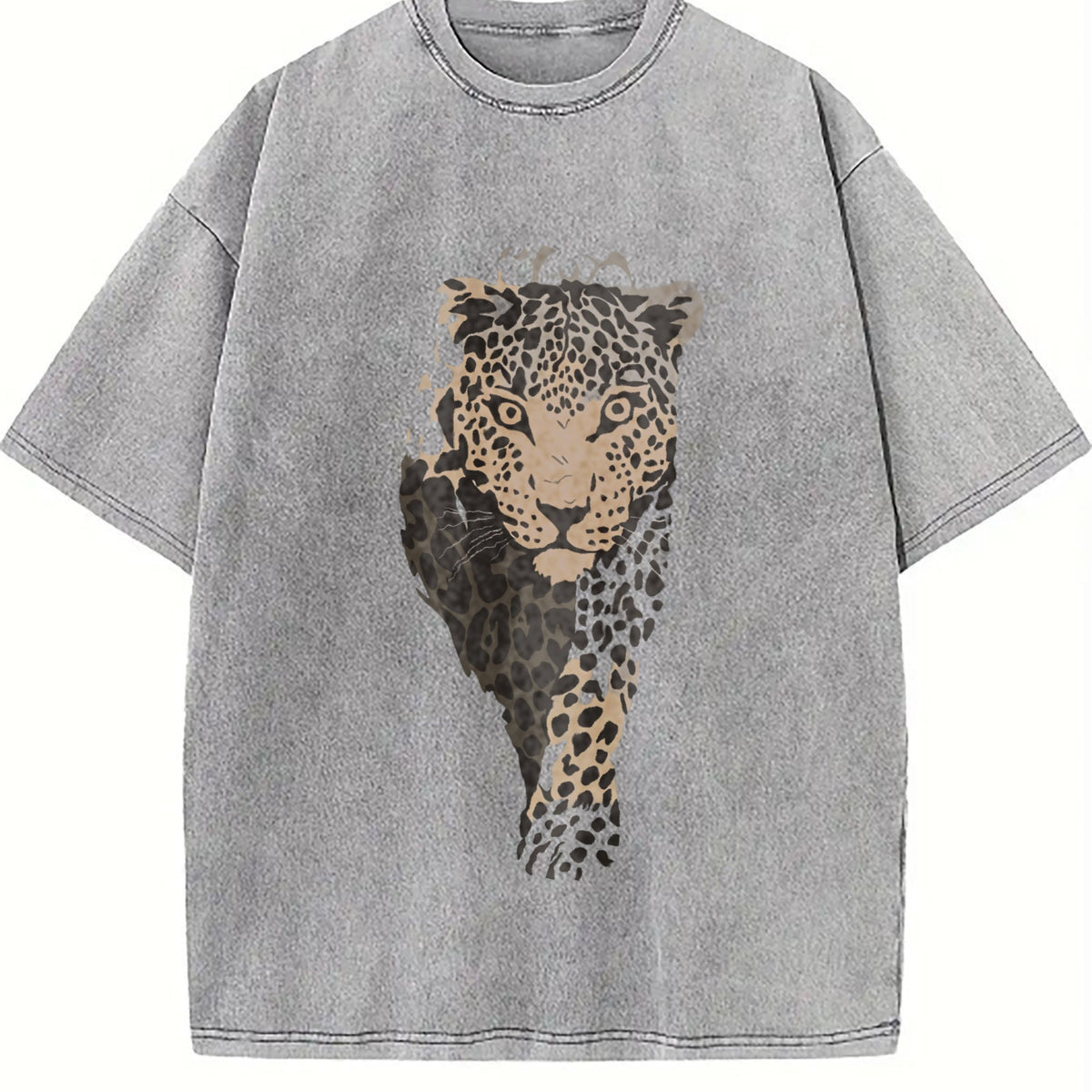 Leopard Head Vintage Washed T-Shirt product image 4