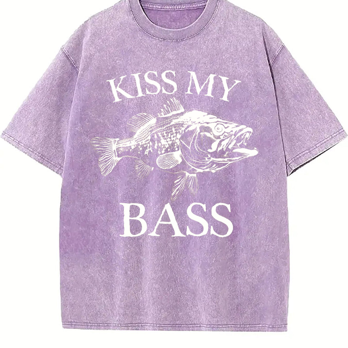 Kiss My Bass 90s Tattoo Vintage Washed T-Shirt product image 6