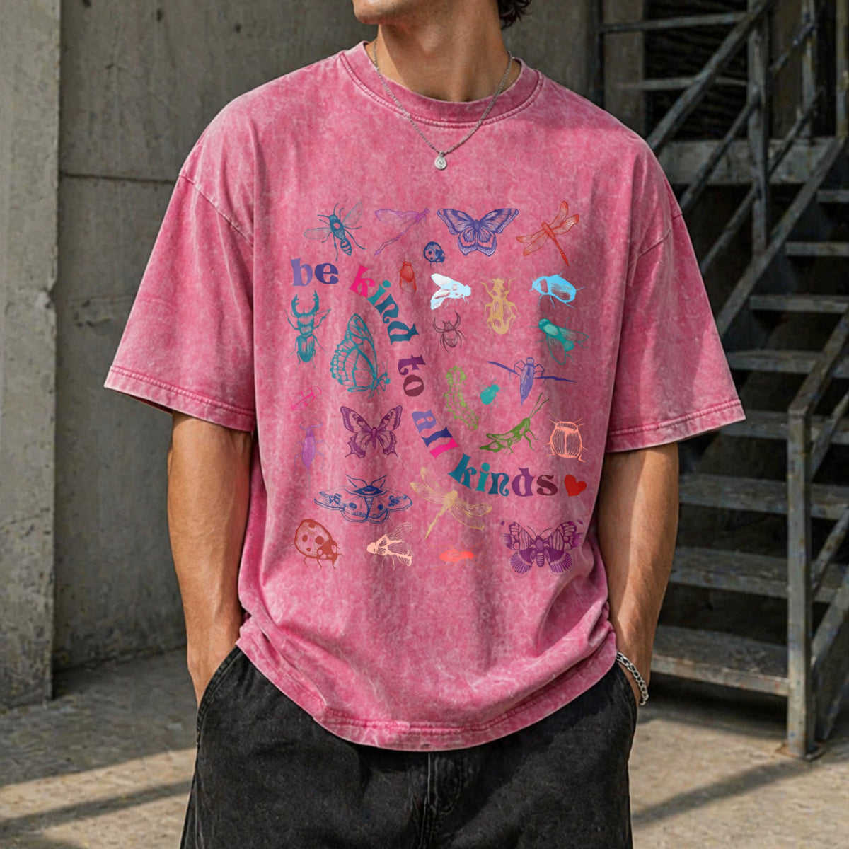 Be Kind To All Kinds Vintage Washed T-Shirt product image 7