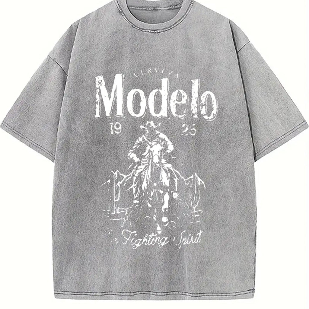 Modelo Fighting Spirit Vintage Washed T-Shirt product image 4