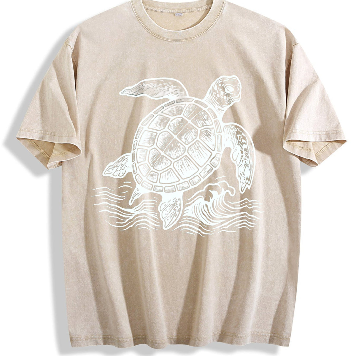 Turtle Ocean 90s Vintage Washed T-Shirt product image 1
