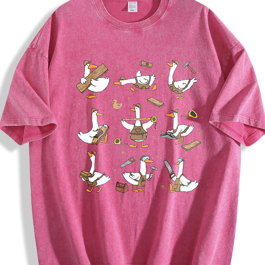 Silly Goose Woodworking Vintage Washed T-Shirt product image 5