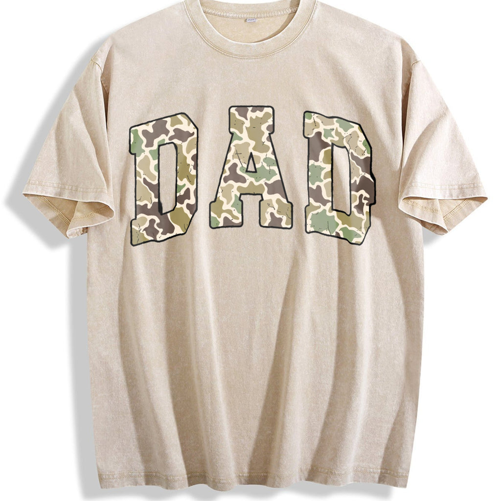 Camo Dad Vintage Washed T-Shirt product image 1