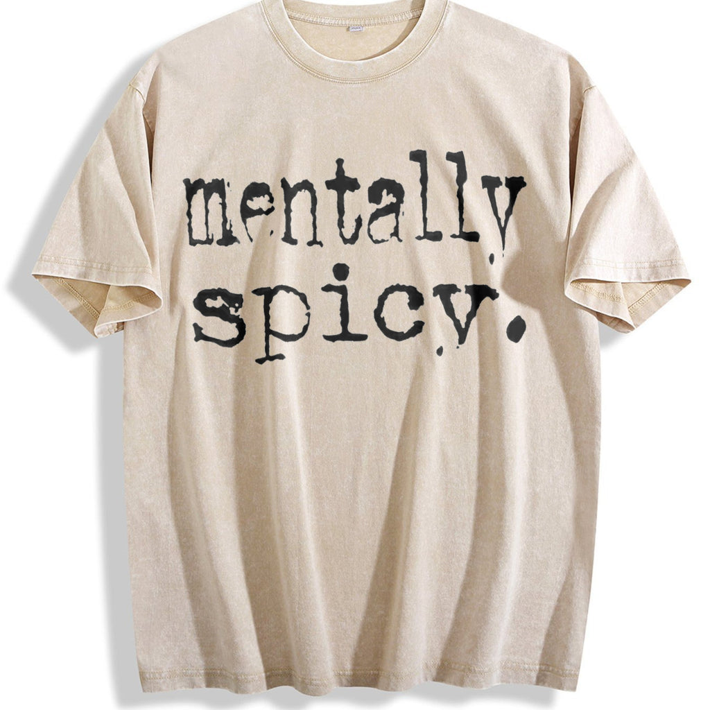 Mentally Spicy Vintage Washed T-Shirt product image 1