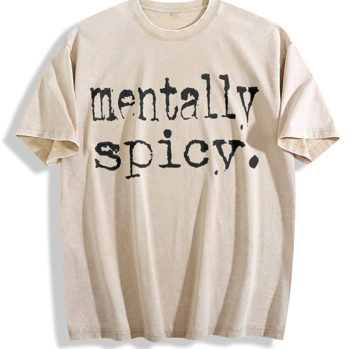 Mentally Spicy Vintage Washed T-Shirt product image 1