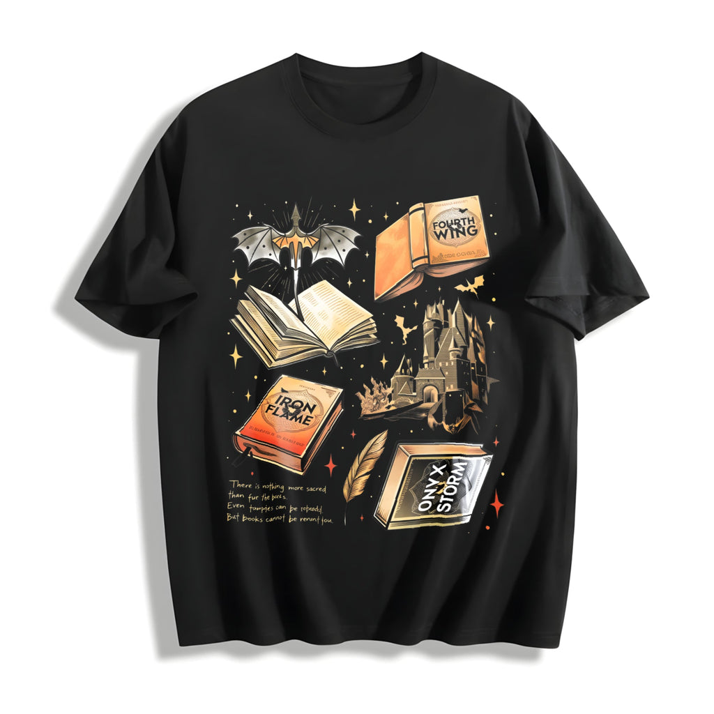 Fourth Wing Series For Fans Cotton T-Shirt product image 1