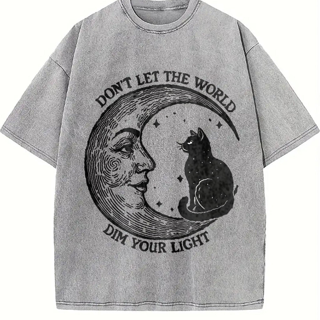 Don't Let The World Dim Your Light Moon And Cat Water product image 4
