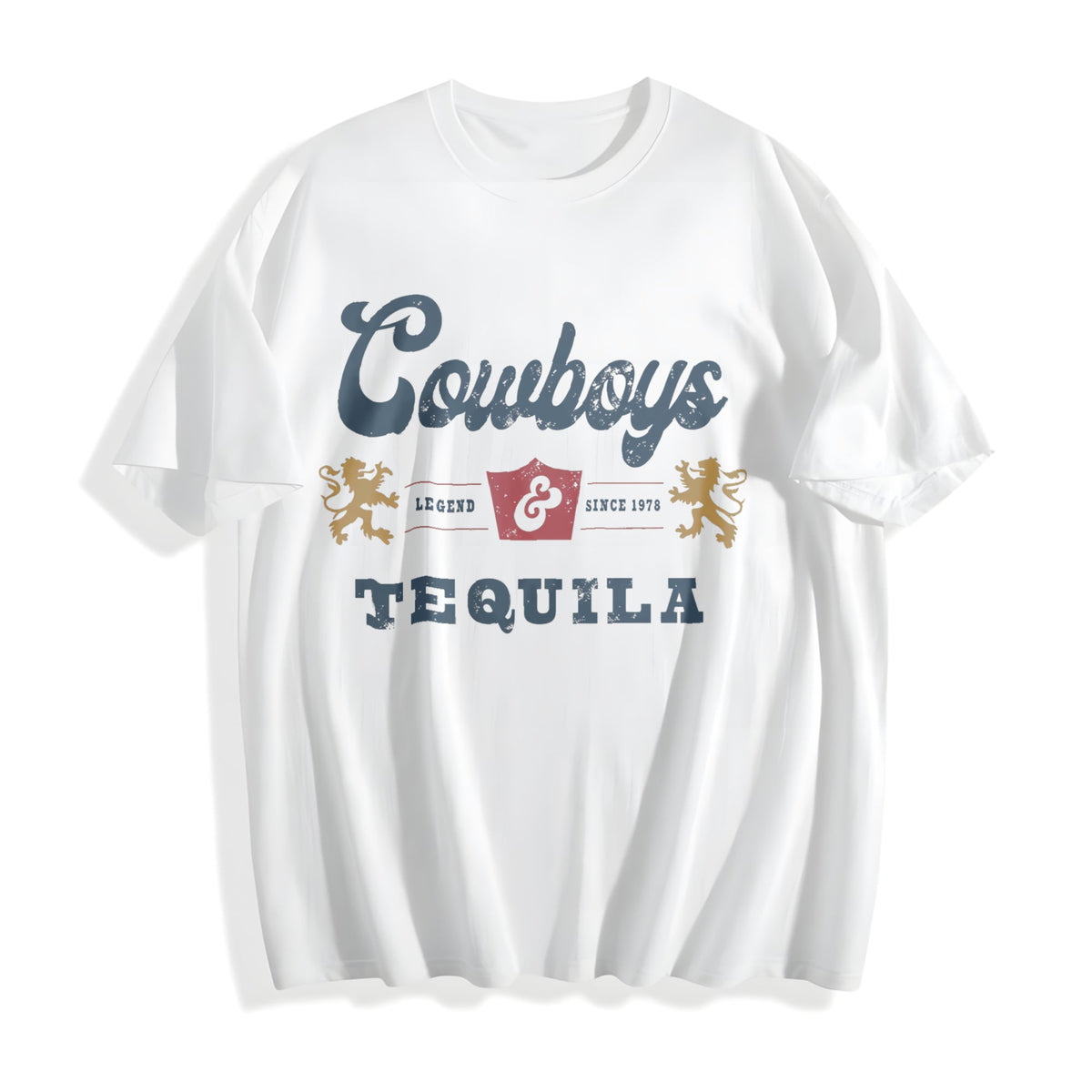 Cowboys And Tequila Cotton T-Shirt product image 2