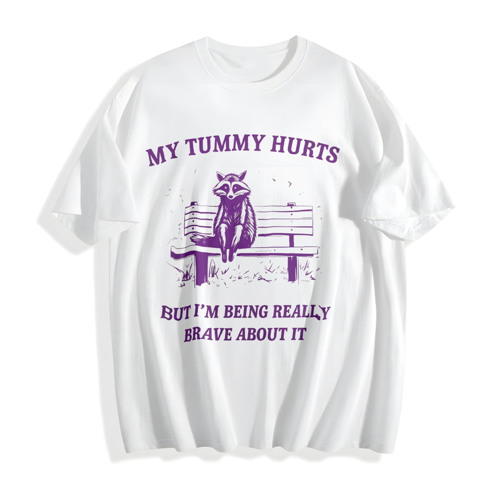 My Tummy Hurts Cotton T-Shirt product image 2