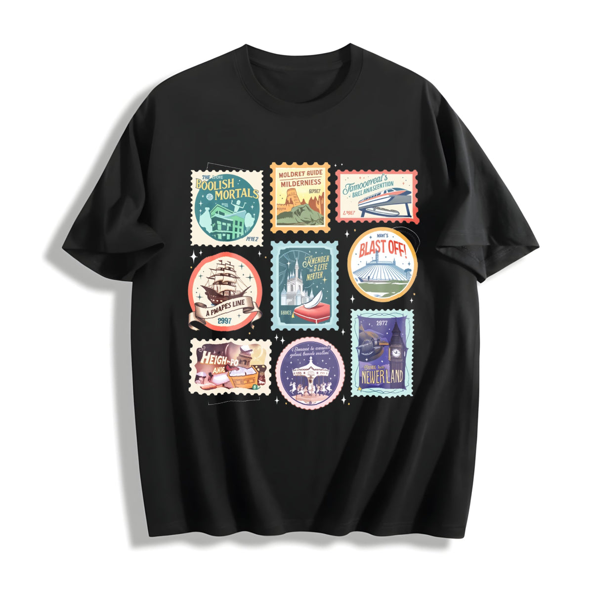 Theme Park Stamps Wildest Ride Happy Ever After Land Castle product image 1